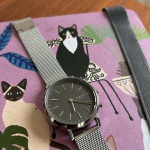 Skagen Smart Watch Silver Mesh Strap Watch